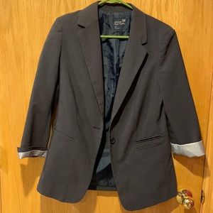 Navy blue boyfriend blazer